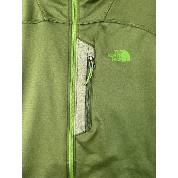 The North Face Jacket Mens Large Green Cinder Tenacious Full Zip Fleece Outdoors - Picture 2 of 13